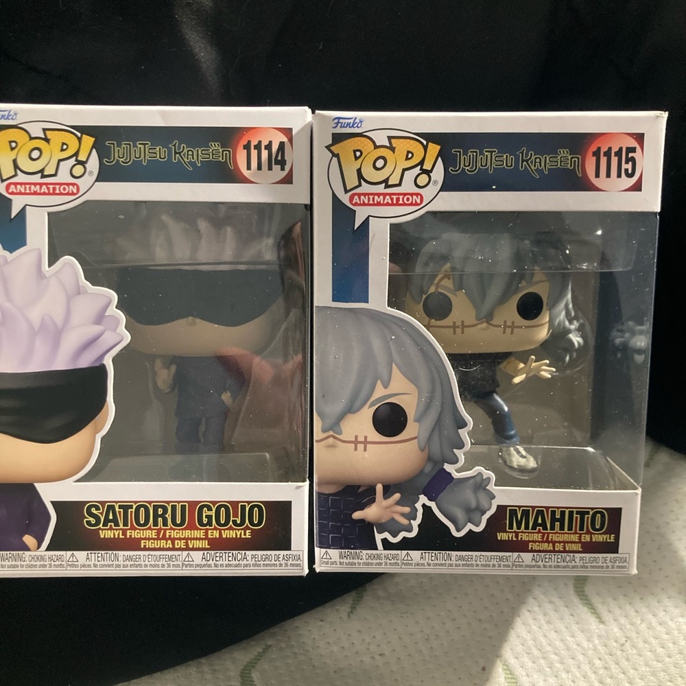 Jujutsu Kaisen Gojo Mahito funko pop bundle NIB - Picture 1 of 4